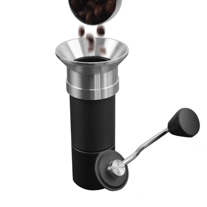 Dosing Funnel for Manual Hand Coffee Grinder, 304 Stainless Steel Coffee Grinder Stand Base Keep the Body Steady, Compatible with KINGrinder P2, TIMEMORE C3S Pro, Rsoilch