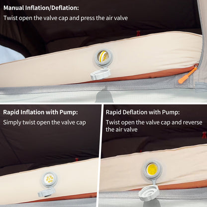 Self-Inflating High-Resilience Foam Mattress for EZUNSTUCK Rooftop Tents