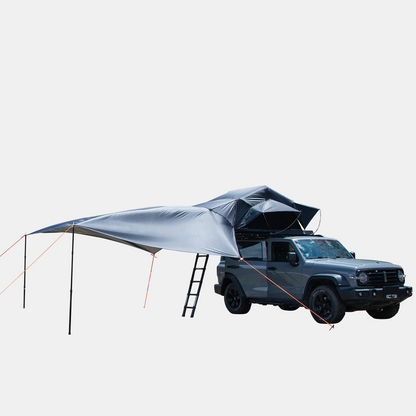 EZUNSTUCK Rooftop Tent Exclusive Accessory: Black Vinyl Waterproof Sunshade Canopy