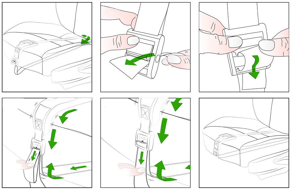 ZUWIT Preganacy Seat Belt Adjuster, Maternity Bump Belt, Comfort for Pregnant Moms Belly, Protect Unborn Baby